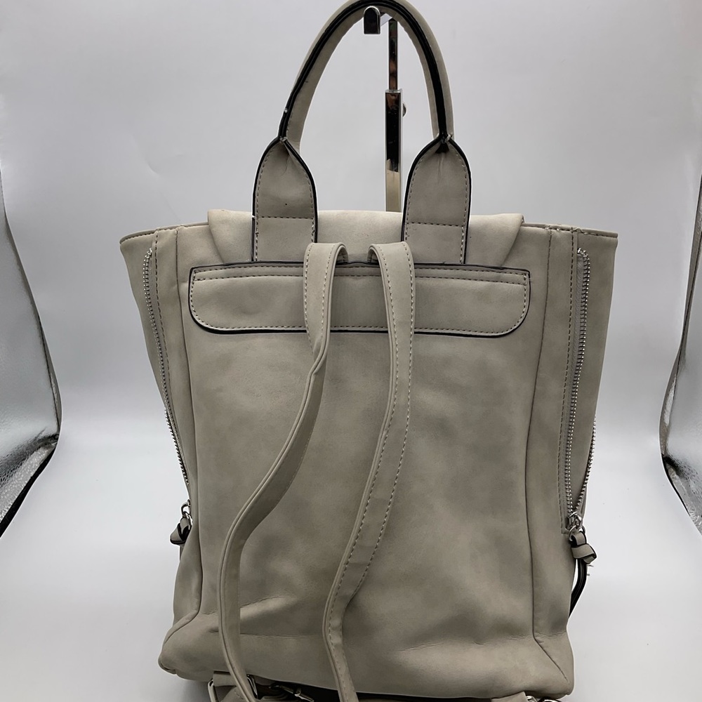 ULTRA SOFT FAUX LEATHER BACKPACK - Picture 2 of 9